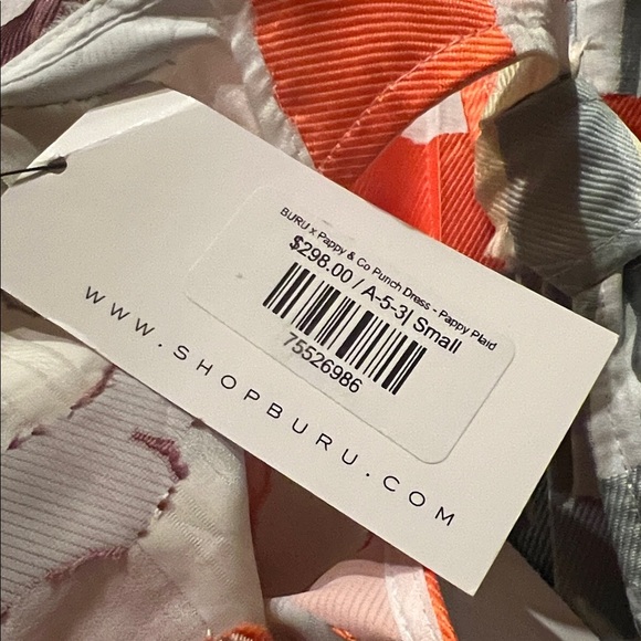 NWT Buru x Pappy Punch Dress plaid size small - Picture 4 of 9